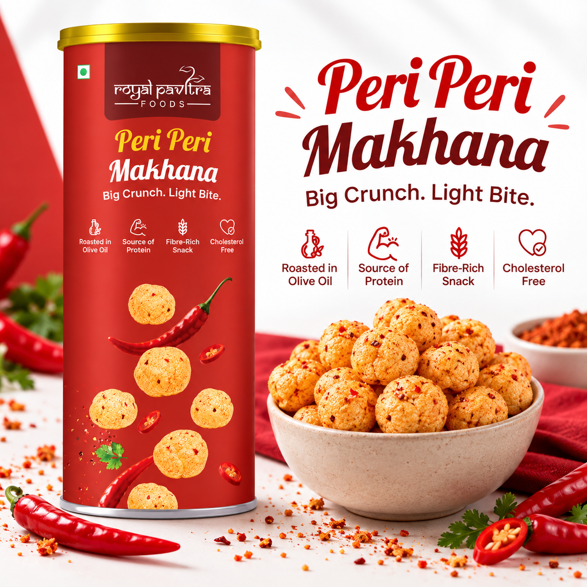 RPF Peri Peri Roasted Makhana 80g