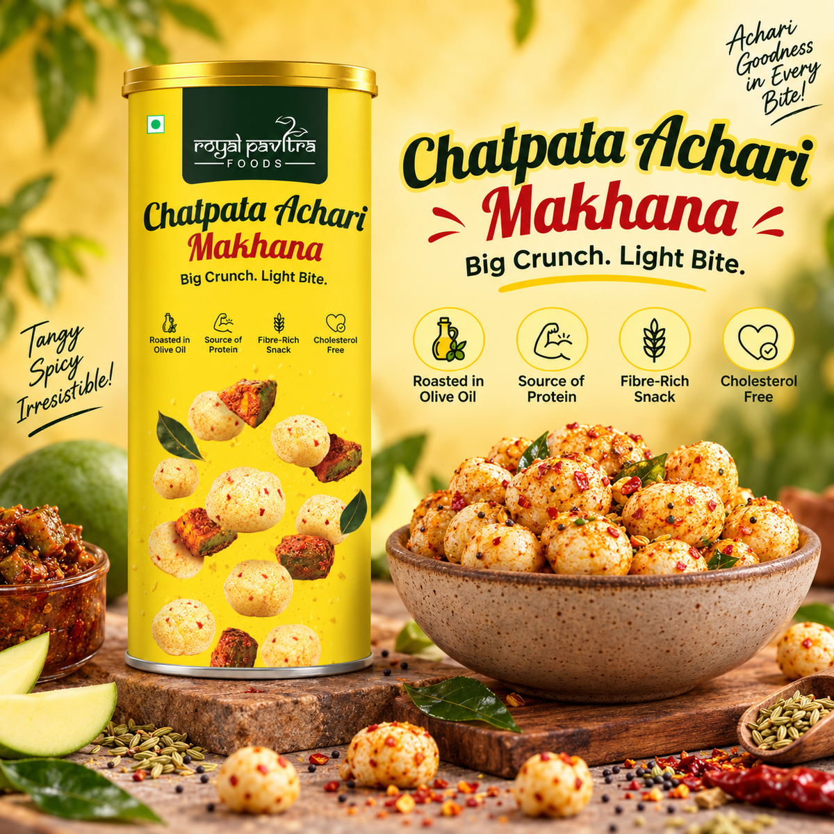 RPF Chatpata Achari Roasted Makhana 80g
