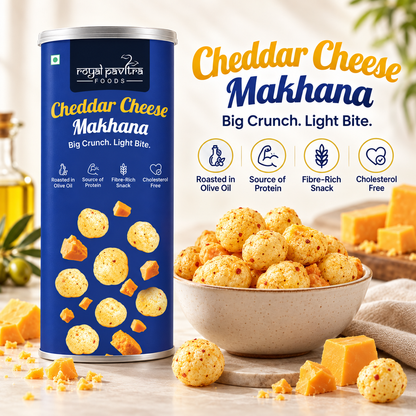 RPF Cheddar Cheese Roasted Makhana 80g