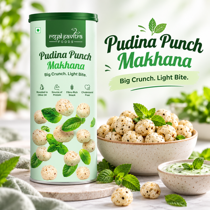 RPF Pudina Punch Roasted Makhana 80g