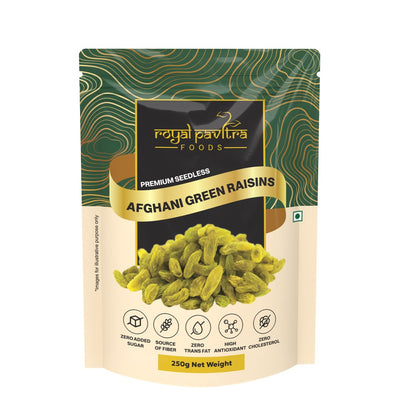 Royal Pavitra Afghani Green Raisins 250g