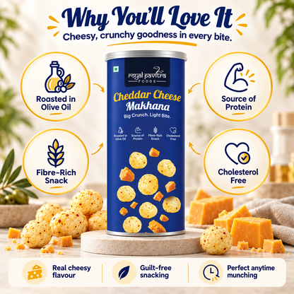 RPF Cheddar Cheese Roasted Makhana 80g
