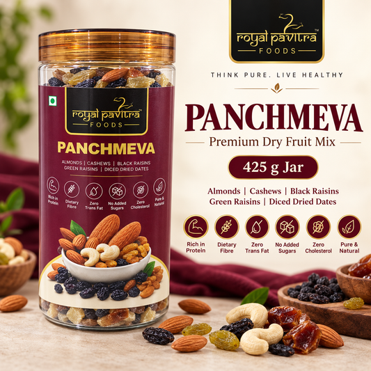 Royal Pavitra Premium Panchmeva Mix 425g (Jar)