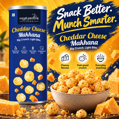 RPF Cheddar Cheese Roasted Makhana 80g