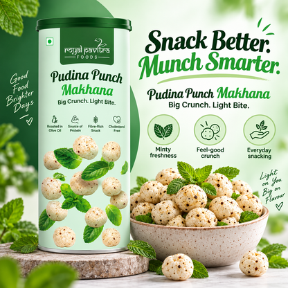 RPF Pudina Punch Roasted Makhana 80g