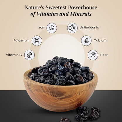 Royal Pavitra Premium Afghani Seedless Black Raisins 250g