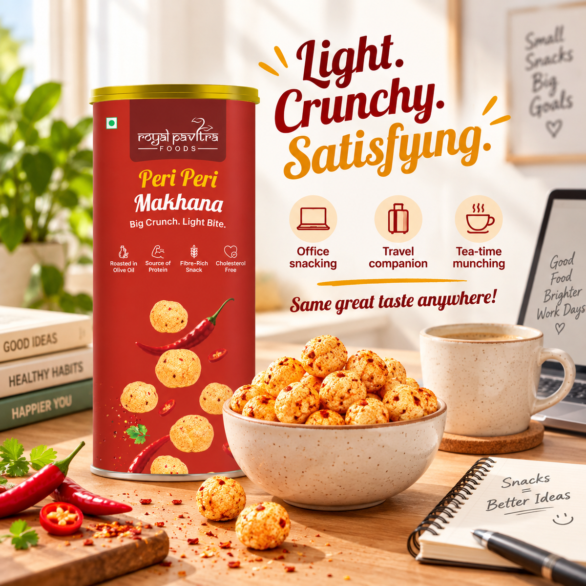 RPF Peri Peri Roasted Makhana 80g