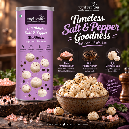 RPF Himalayan Salt & Pepper Roasted Makhana 80g