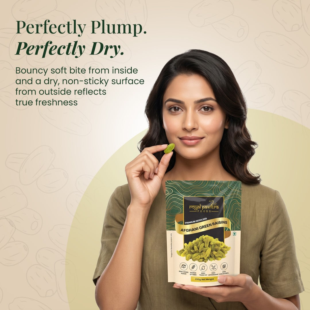 Royal Pavitra Afghani Green Raisins 250g
