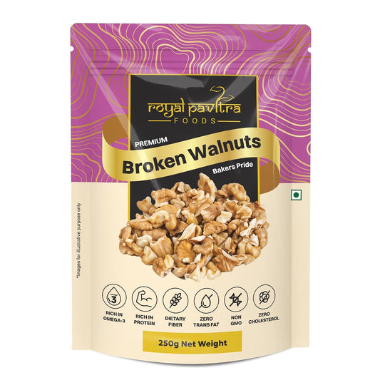 Royal Pavitra Premium Broken Walnuts - 250g