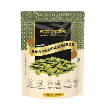 Royal Pavitra Premium Raw Pumpkin Seeds 200g