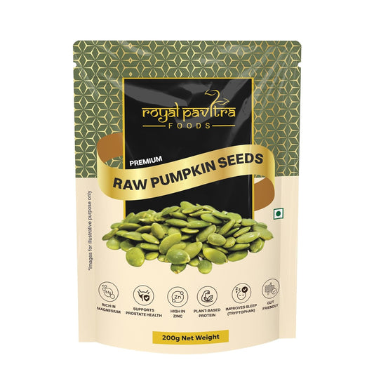 Royal Pavitra Premium Raw Pumpkin Seeds 200g
