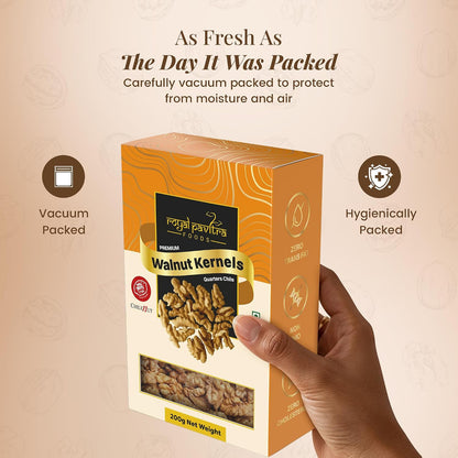 Royal Pavitra Premium Walnut Kernels Quarters Chile - 200g