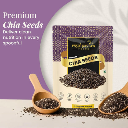 Royal Pavitra Premium Chia Seeds - 200g