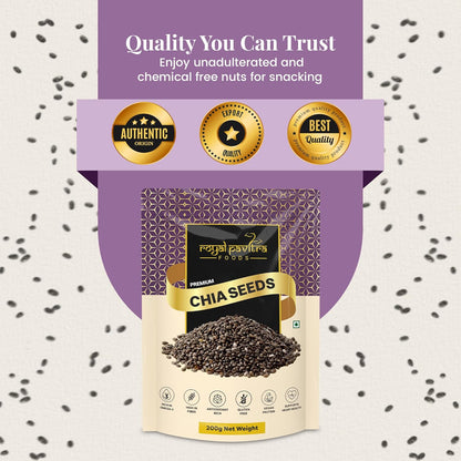 Royal Pavitra Premium Chia Seeds - 200g