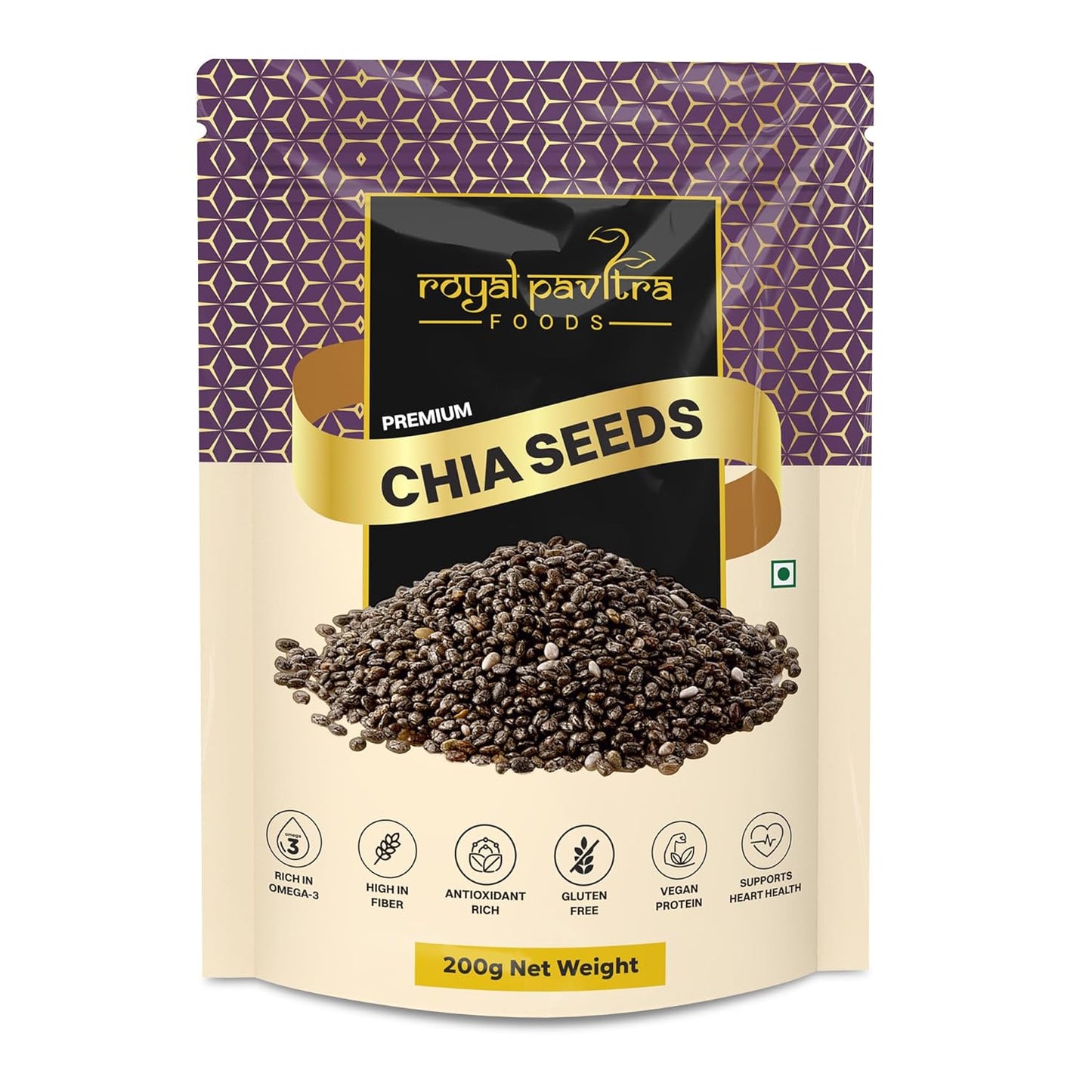 Royal Pavitra Premium Chia Seeds - 200g
