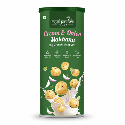 RPF Cream & Onion Roasted Makhana 80g