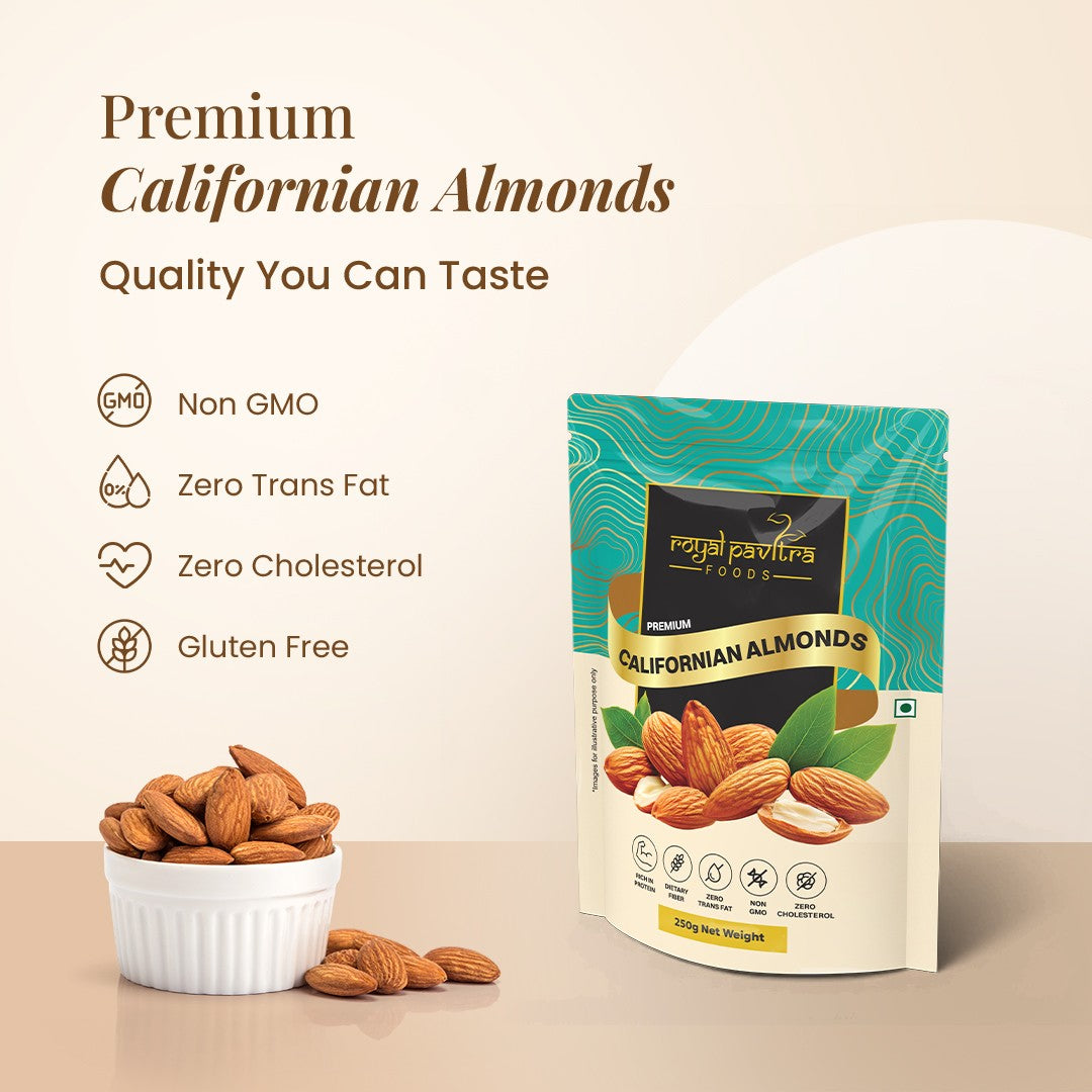 Royal Pavitra Premium Californian Almonds 250g